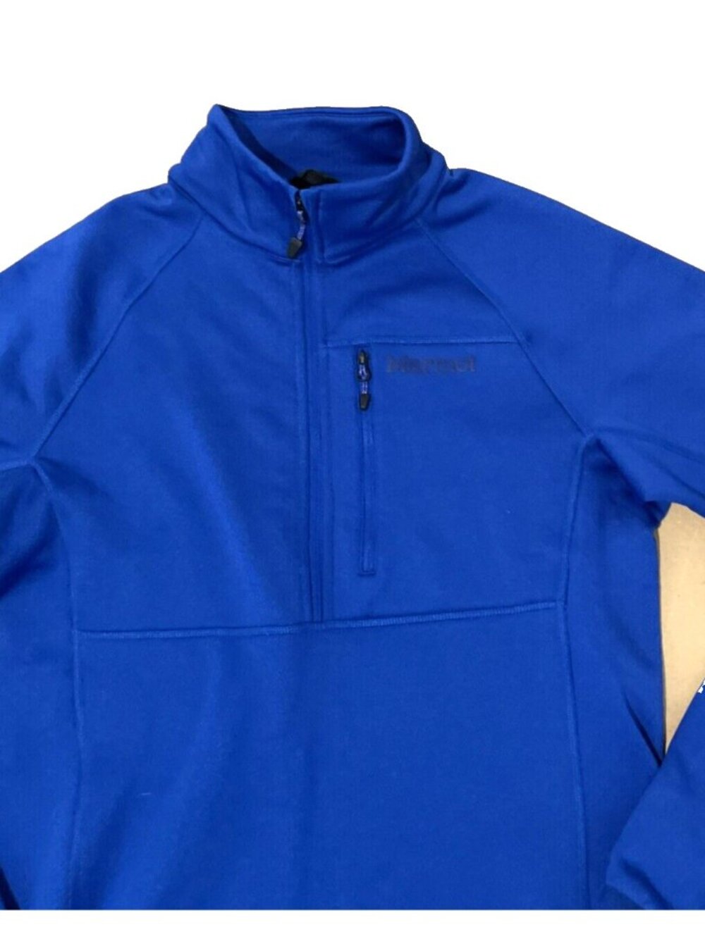 Marmont Polartec Bright Blue Half Zip Fleece High Neck Sweater Womens Size S\P - Picture 6 of 8